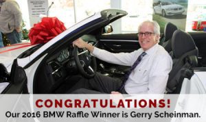 2016 BMW Raffle winner