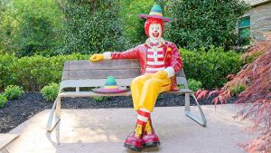 Ronald at Ronald McDonald House near Scottish Rite