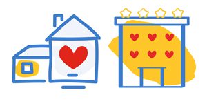 Houses and Hotels icon