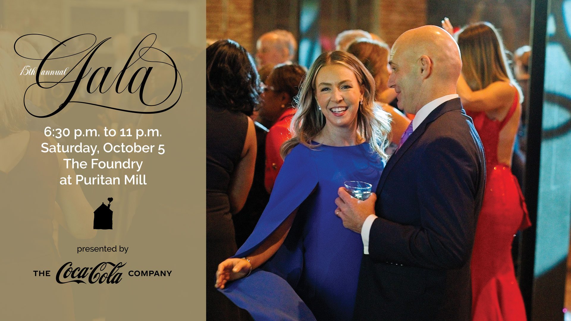 15th Annual Gala save the date banner