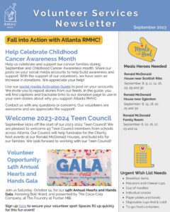 September 2023 Volunteer Newsletter