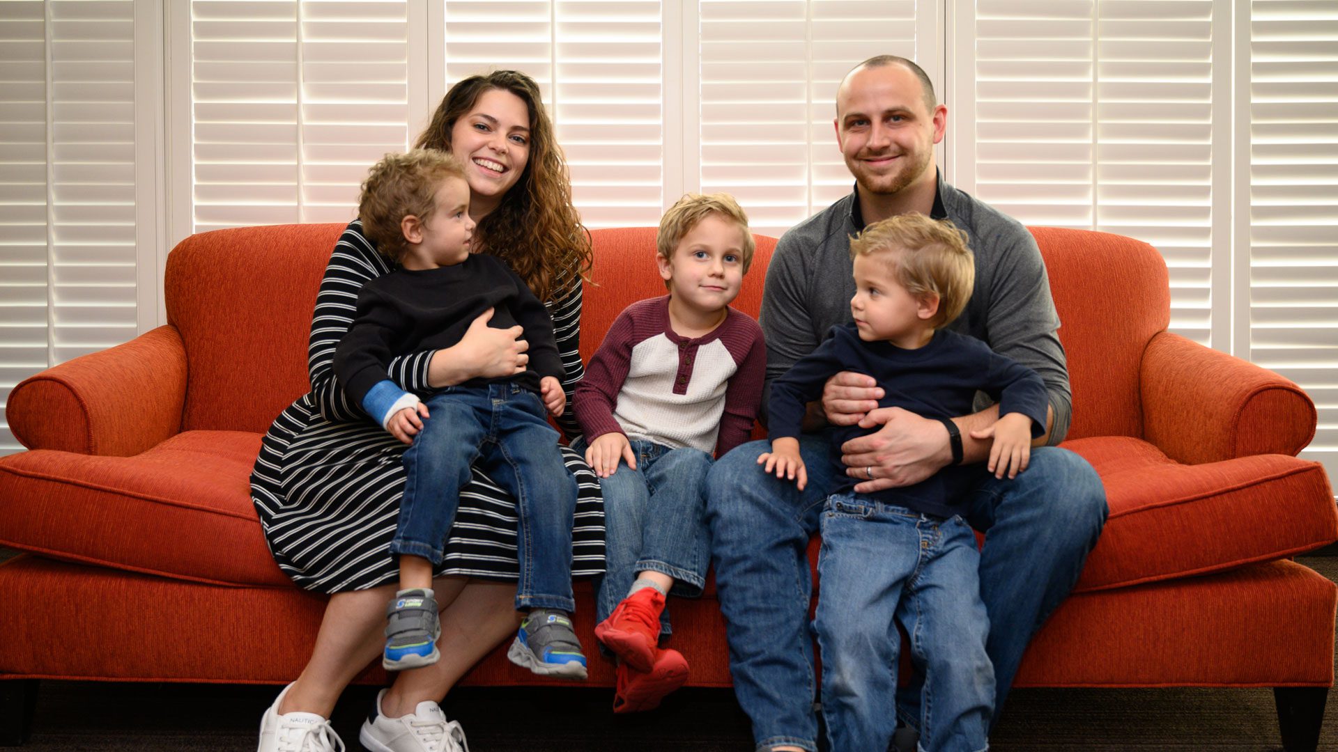 The Creech Family, one of the 3,181 families served through our Ronald McDonald House Charities programs in 2022.