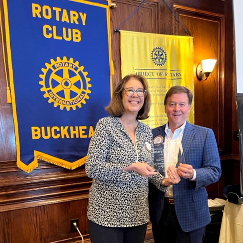 Beth HOwell at Rotary Club